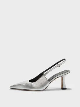 Fernanda Leather Slingback Pumps