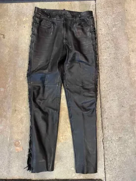 First Leather Motorcycle  Pants Men's 36