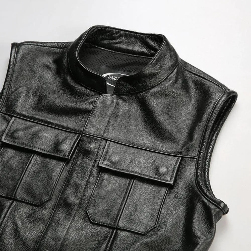 Harley-Davidson Motorcycle Leather Vest