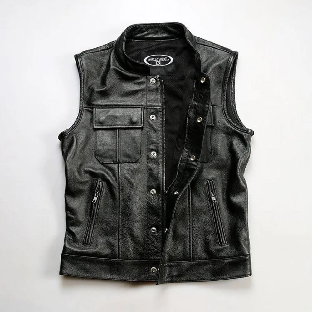 Harley-Davidson Motorcycle Leather Vest