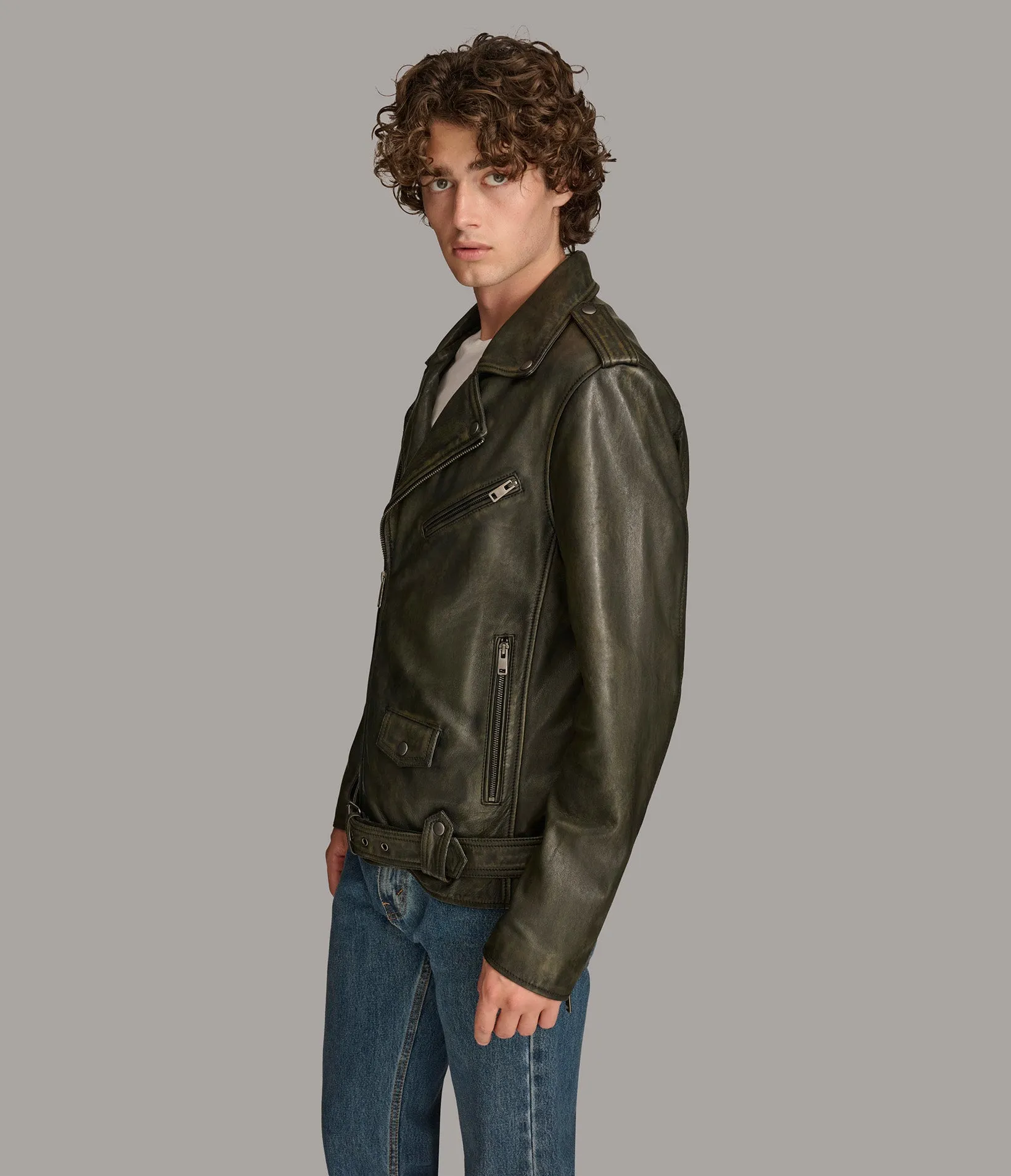 Hayes Asymmetric Moto Jacket