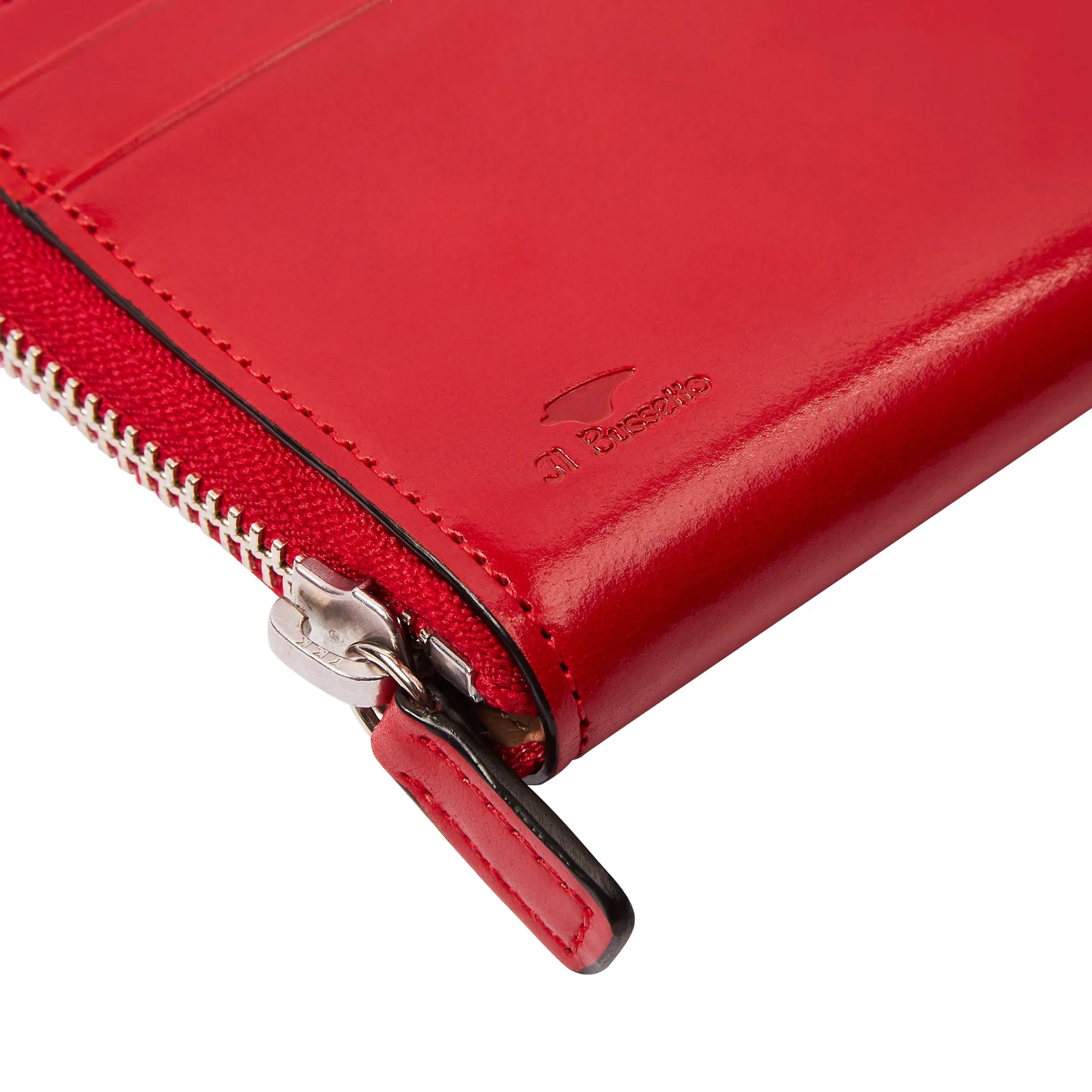 Il Bussetto Zip Around Wallet - Red