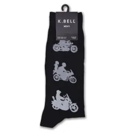 K Bell Mens Motorcycle Sock