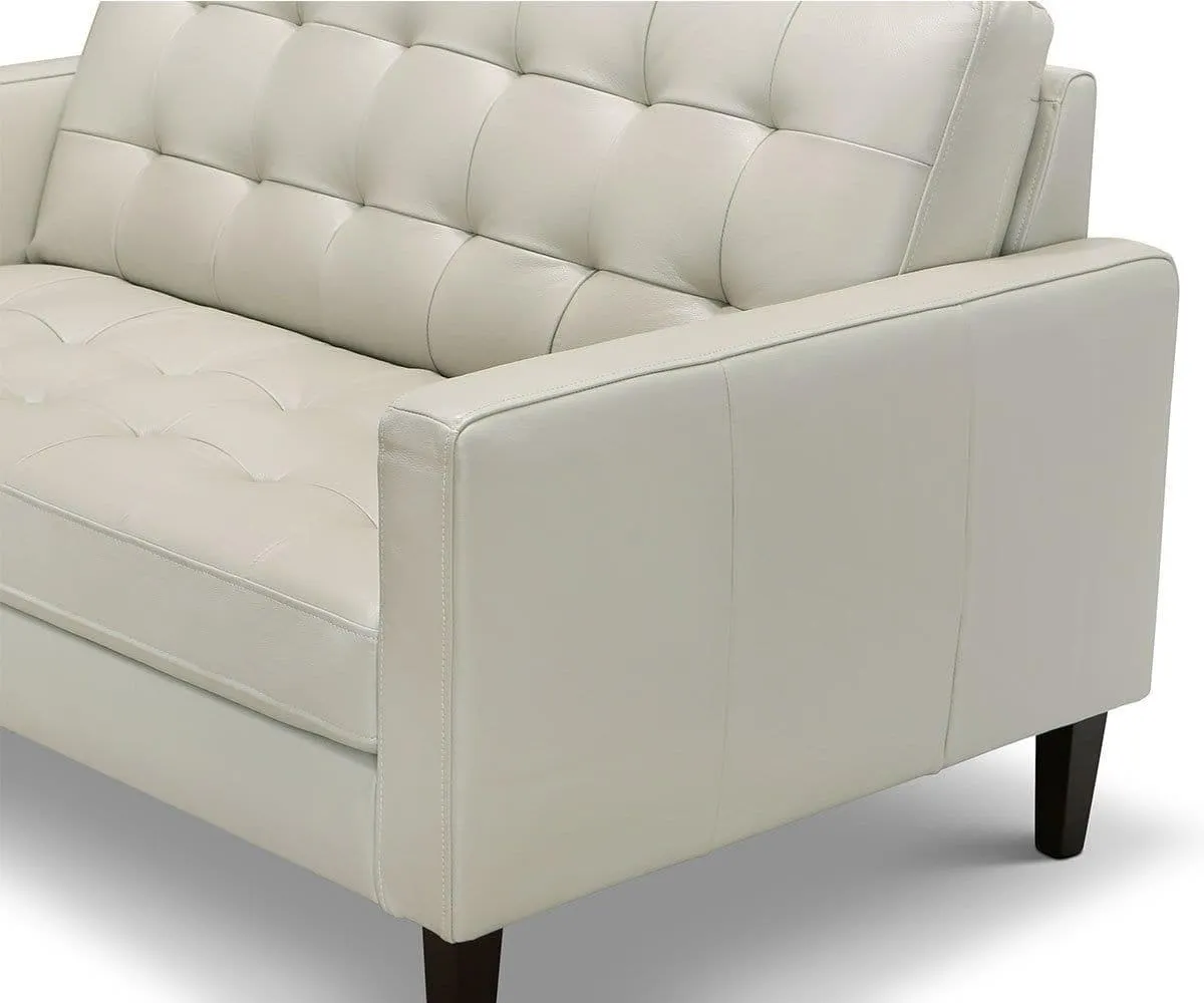 Laura Leather Loveseat