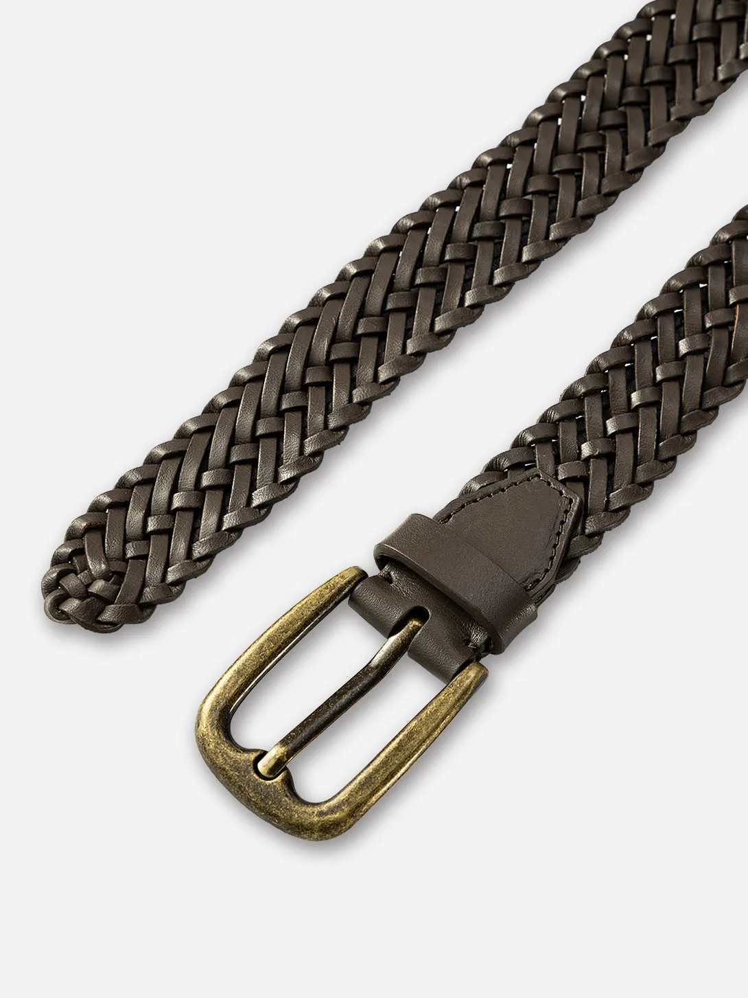 Leather Weave Belt