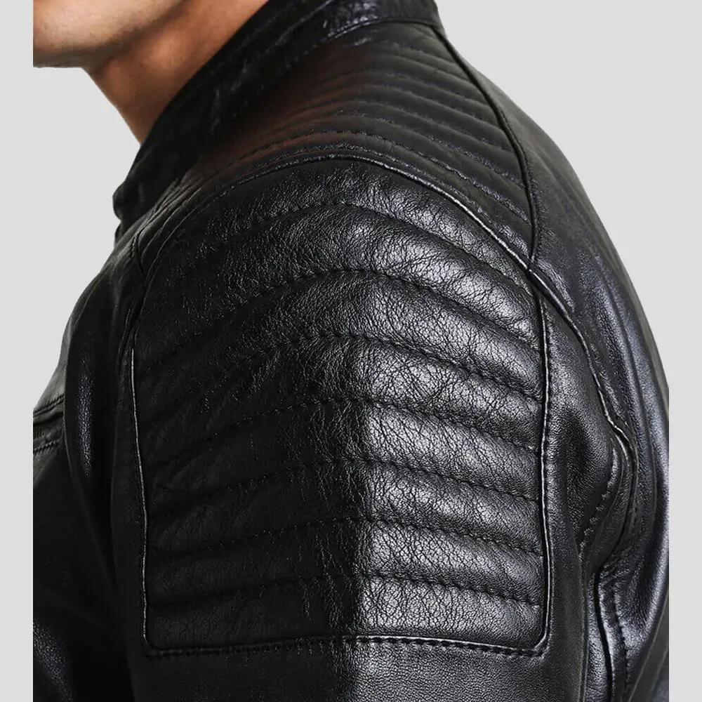 Lester Black Racer Leather Jacket