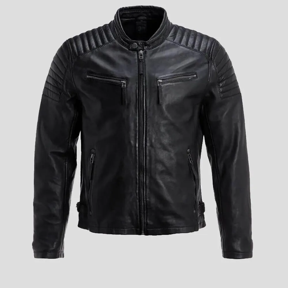 Lester Black Racer Leather Jacket