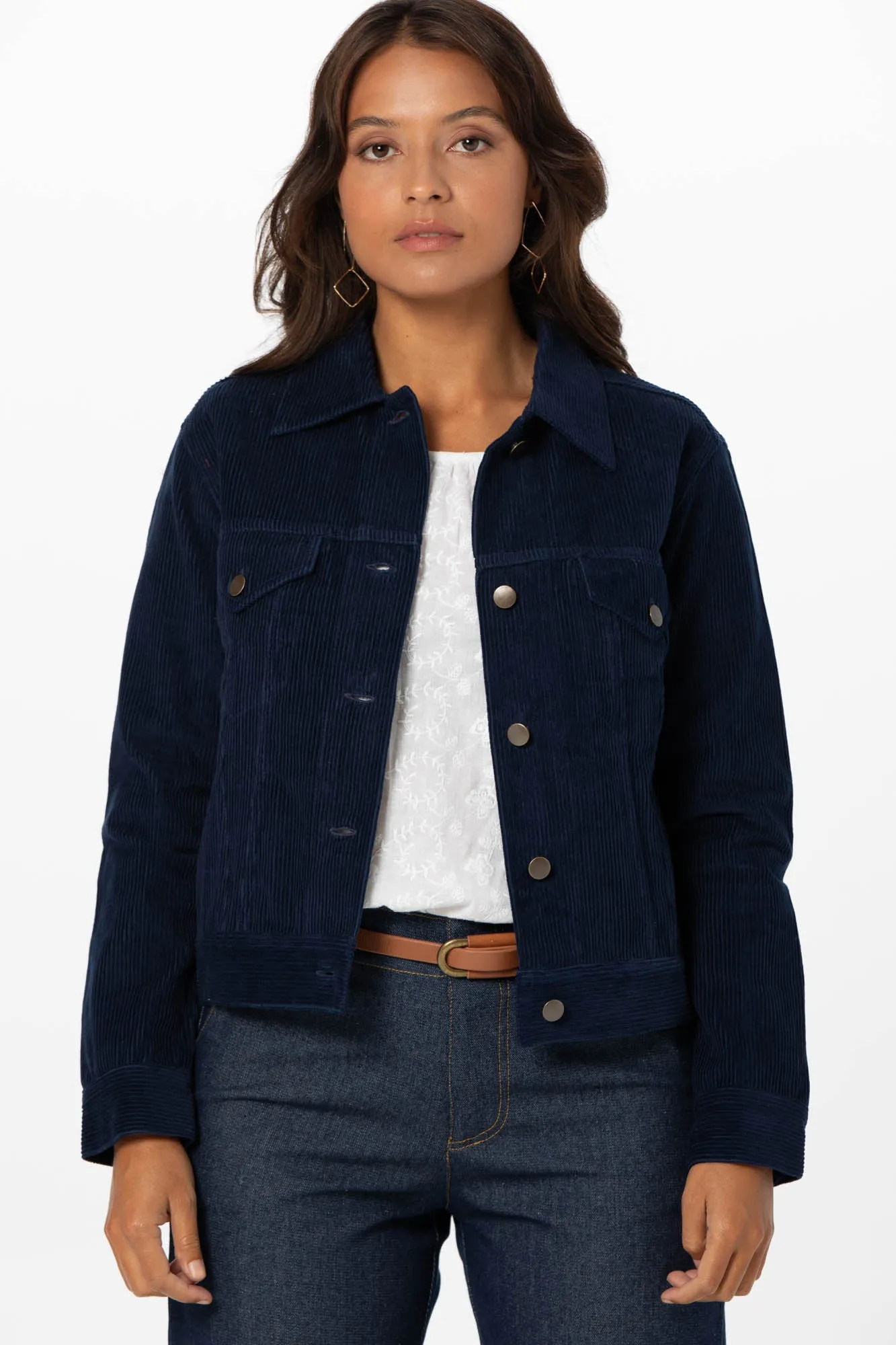 Luca Jacket Navy Cord