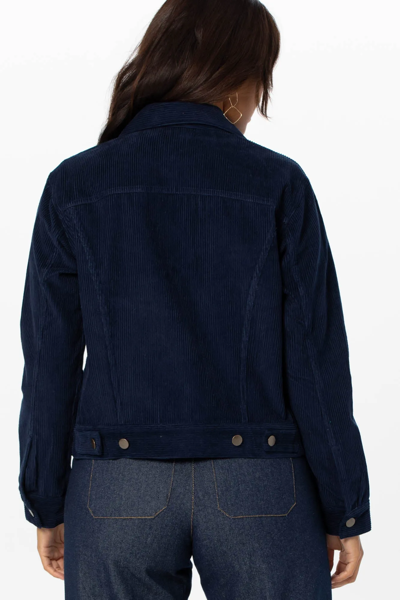 Luca Jacket Navy Cord