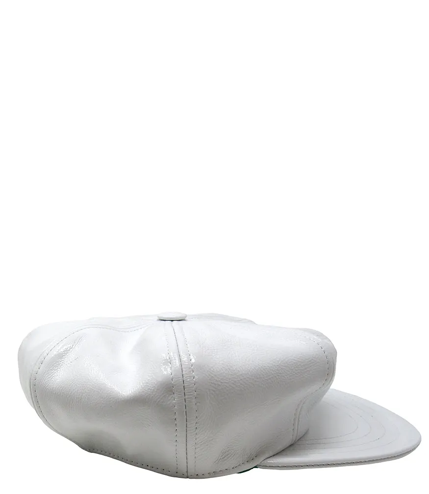 Madison Maison™  By Designing Hollywood White Motorcycle Hat