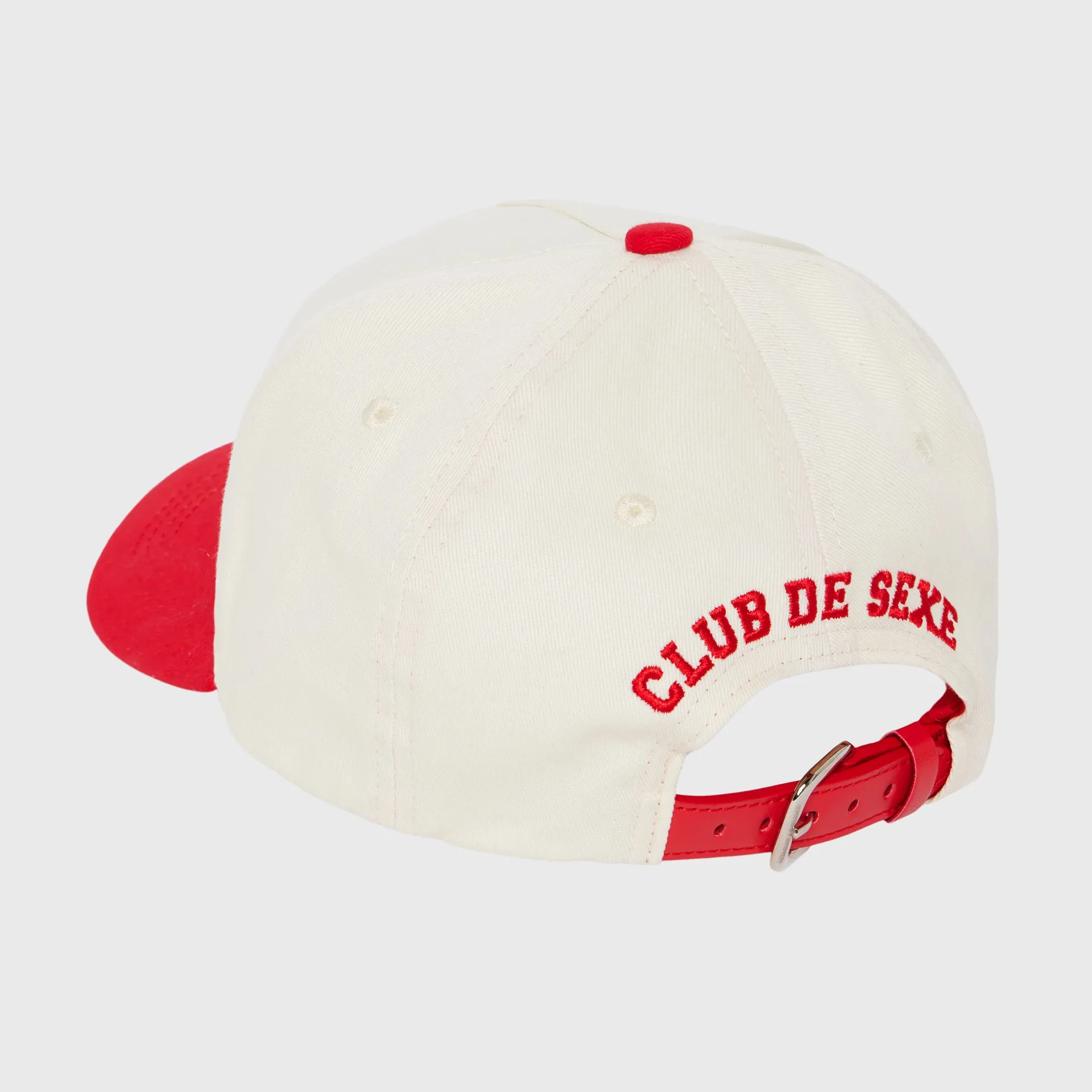 Malibu Leather Strap Back Red