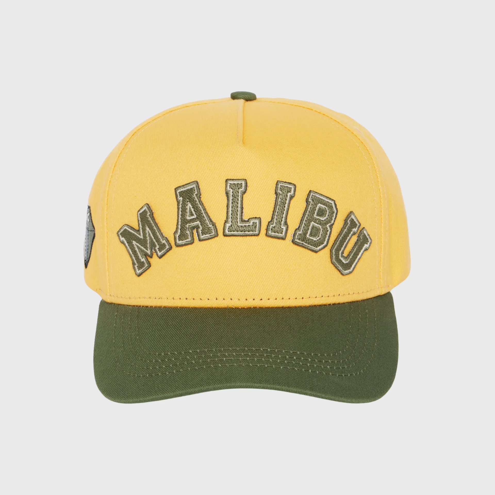 Malibu Leather Strap Back Yellow