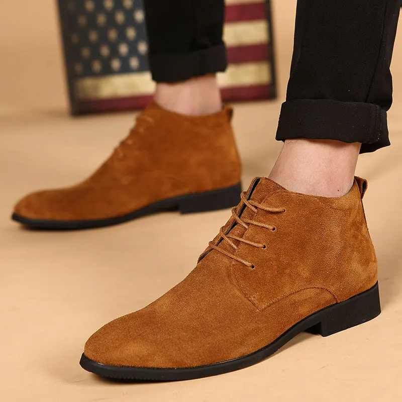 Men's Fashion Suede Leather Boots