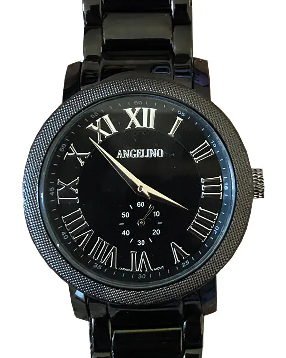 Men's Fashion Watch Mars Black- Mens - Fashion - Accessories