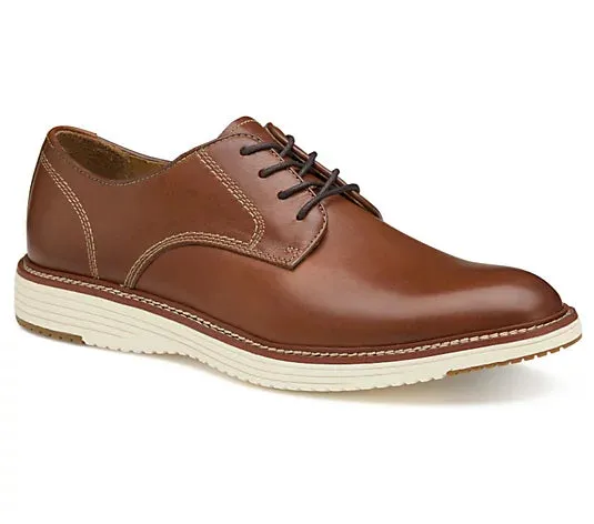 Men's Johnston & Murphy | Upton Plain Toe | Tan Full Grain