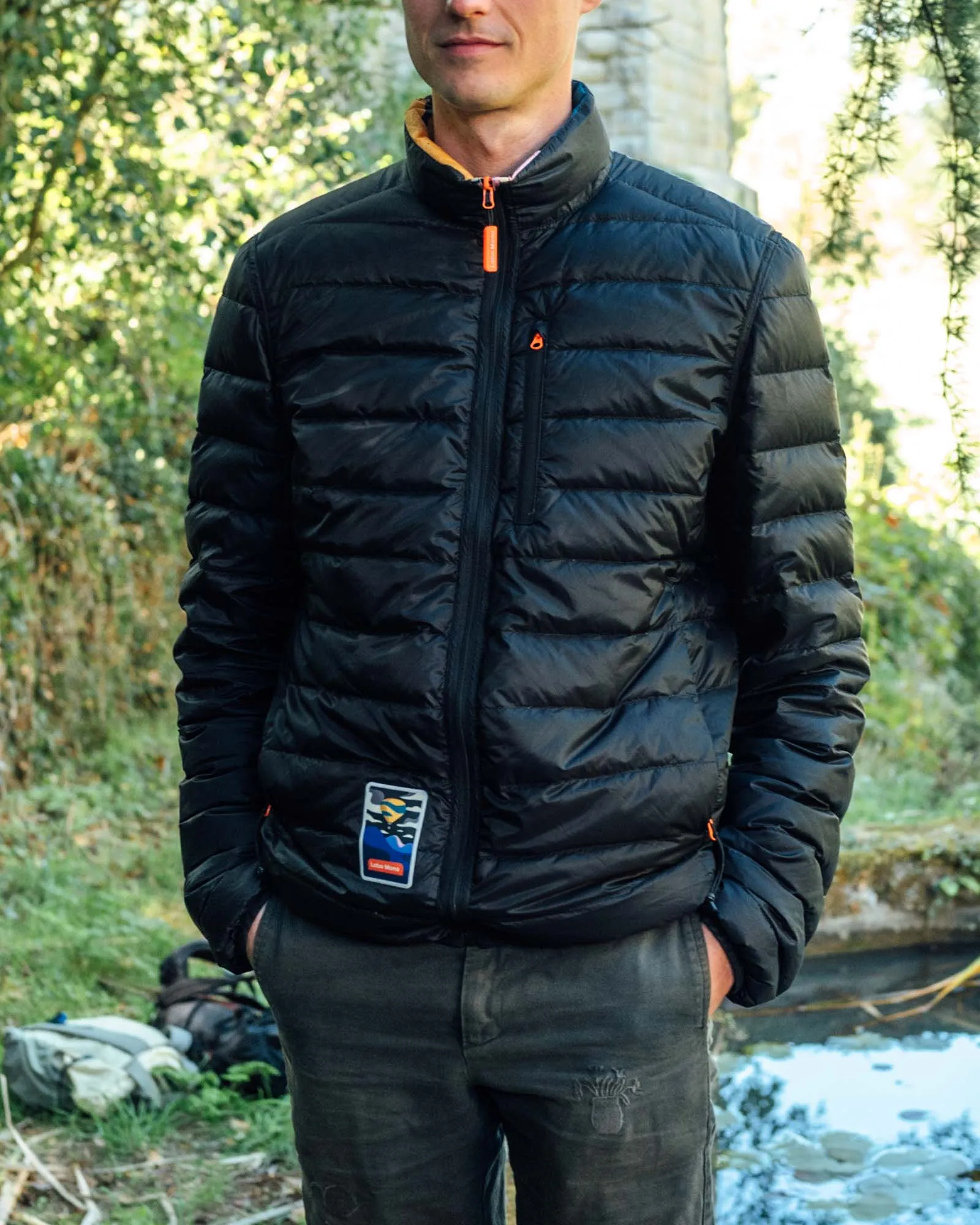 Men's Puffer-Puffer Jacket — Odyssey & Black