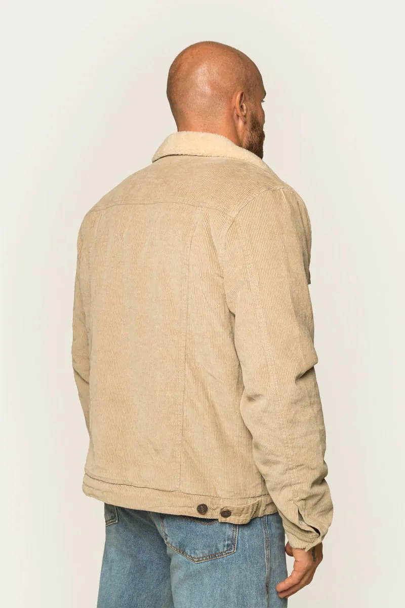 Milawa Mens Corduroy Jacket - Camel