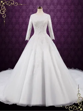 Modest Lace Ball Gown Wedding Dress DESTINY