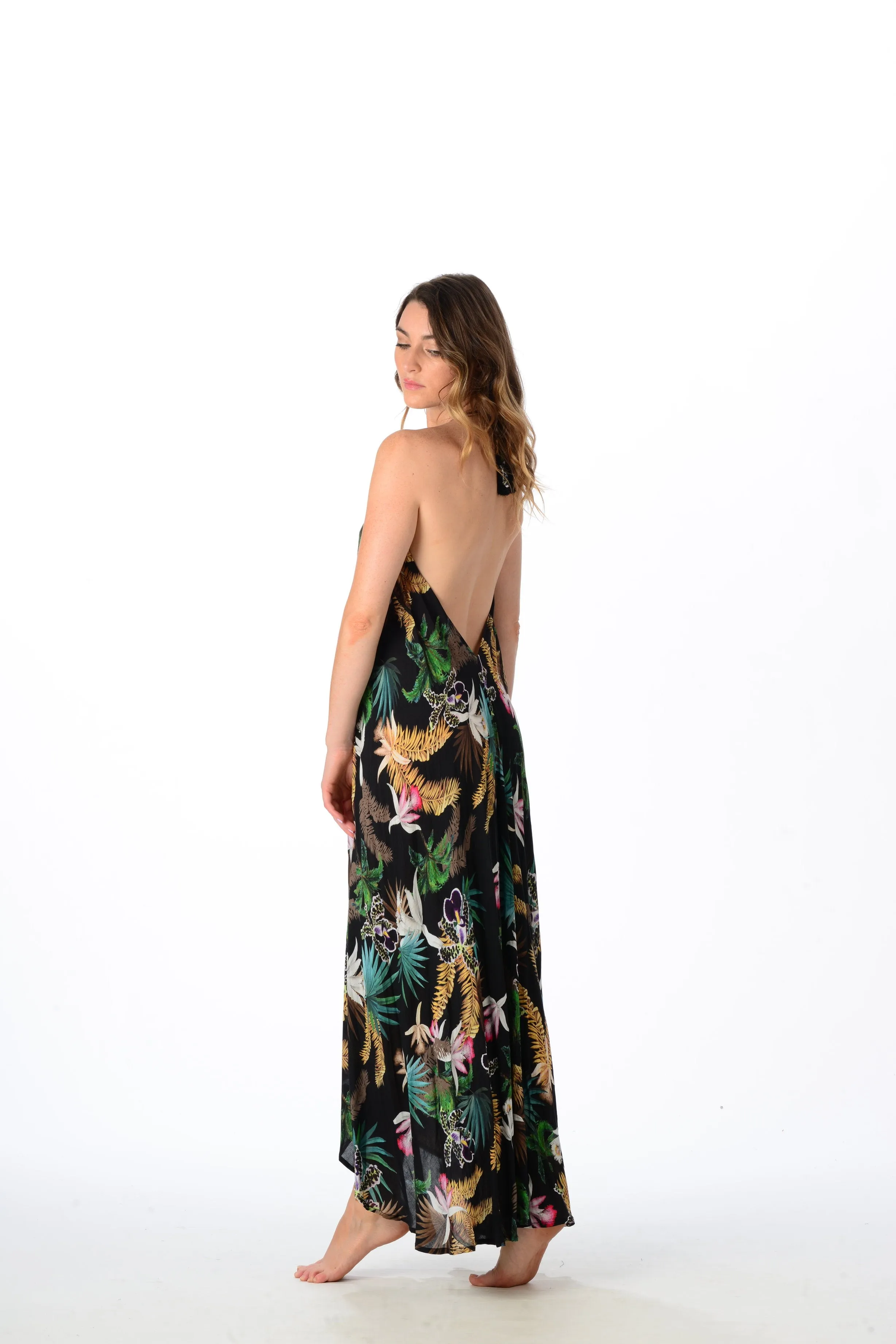 Paradise Dress / Black Orchid