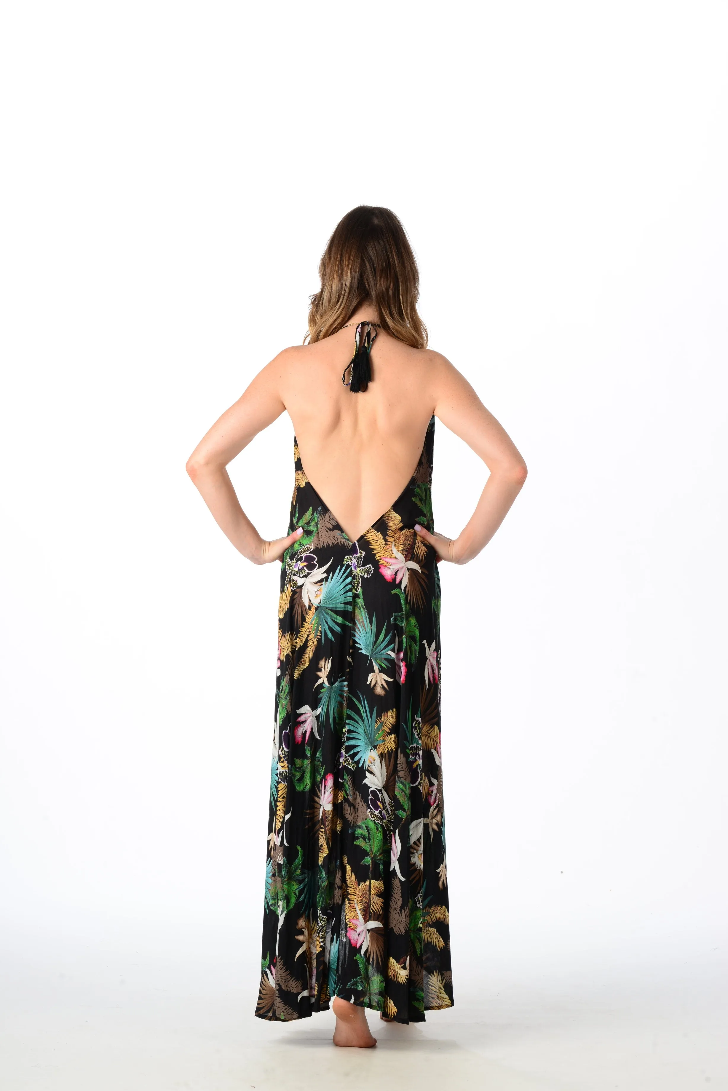 Paradise Dress / Black Orchid