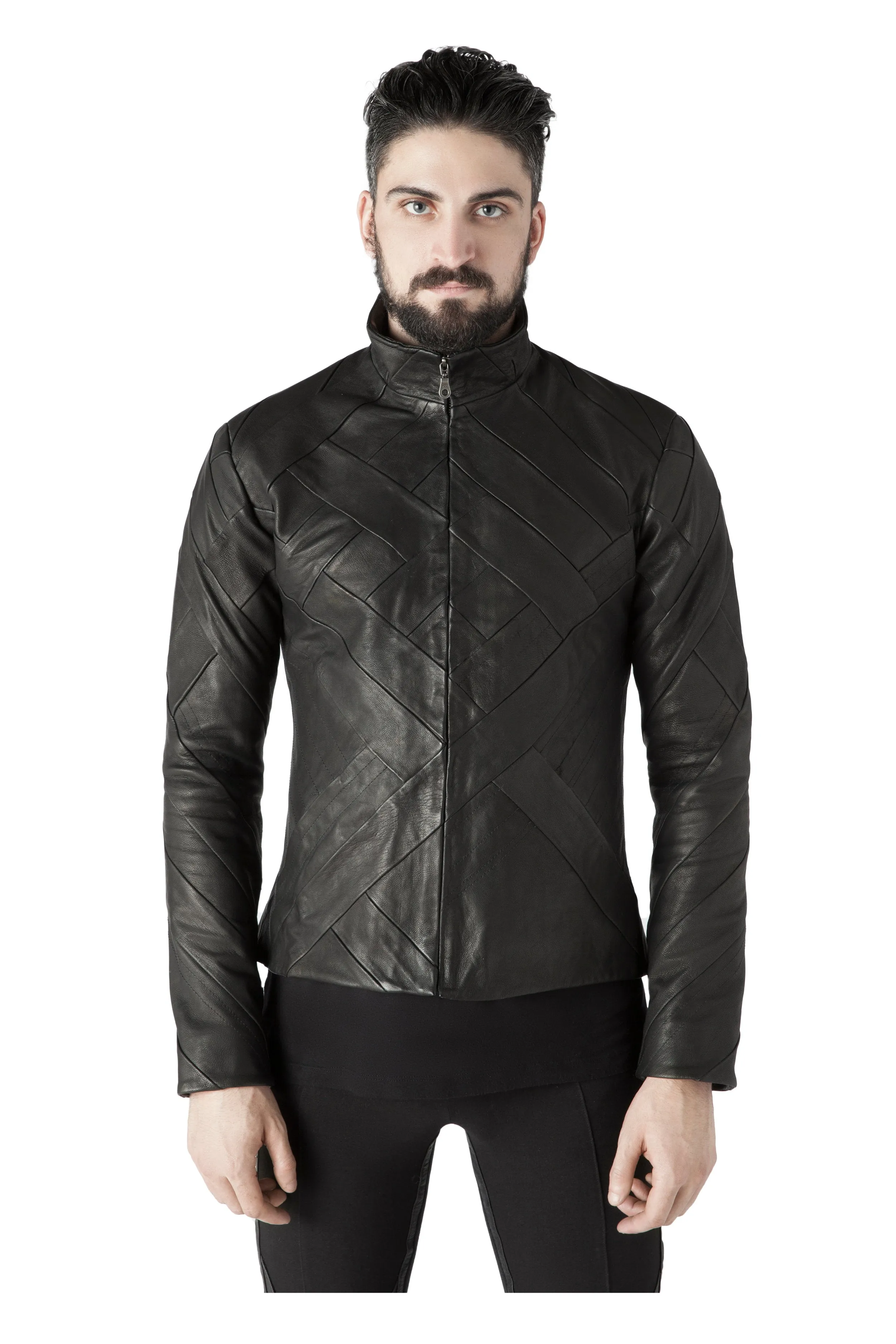 Parallax Men's Leather Jacket