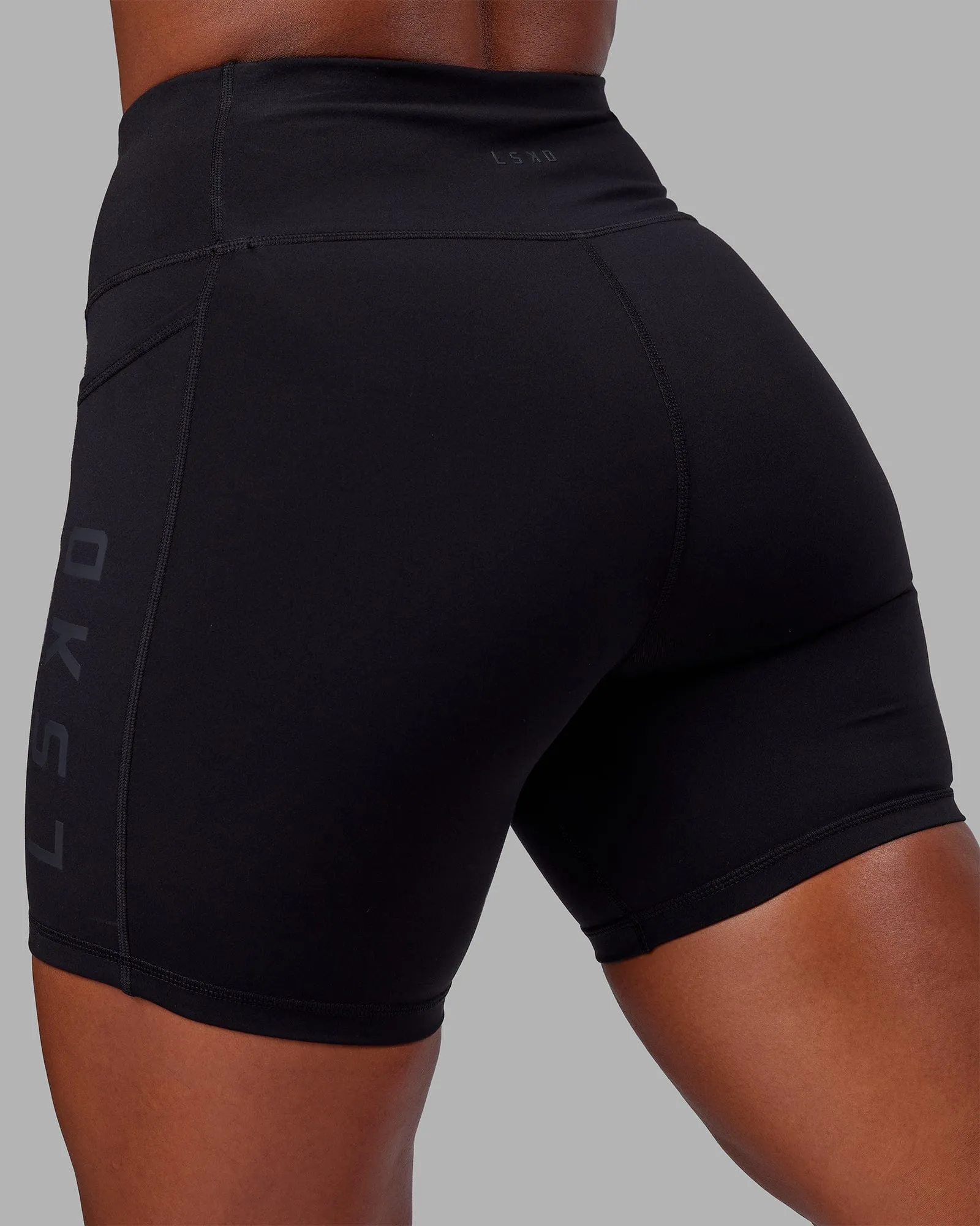 Rep Mid-Length Shorts - Black-Black