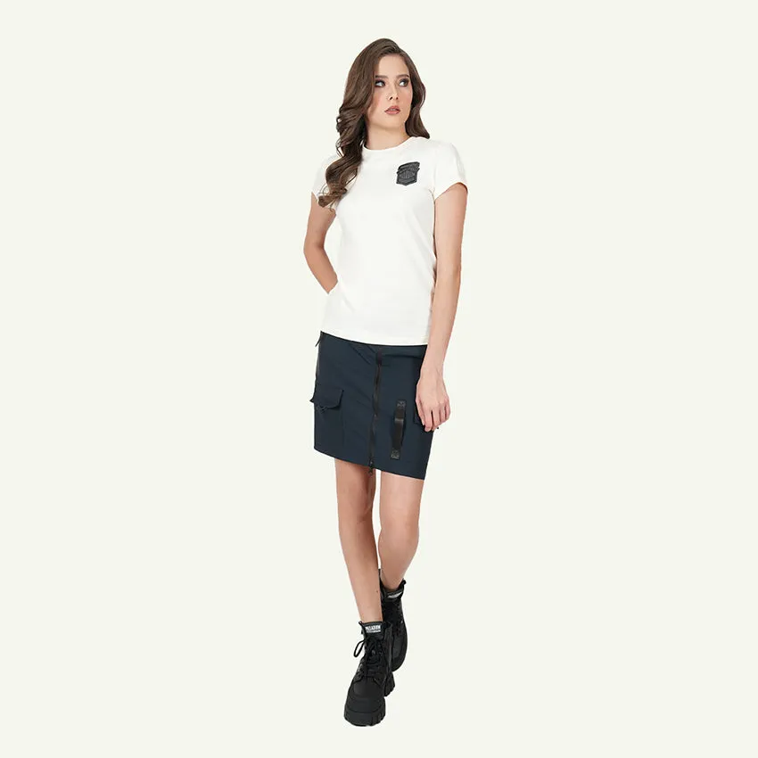 S/S TEE AVN PATCH WOMEN'S T-SHIRT -   STAR WHITE