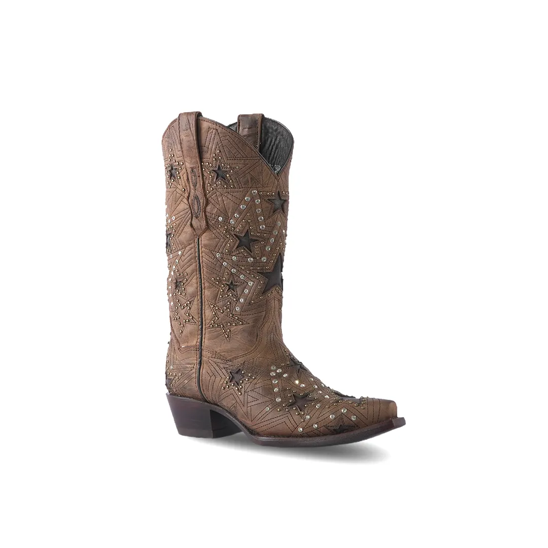 Texas Country Women's Western Boot Cedro Camel  E726