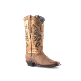 Texas Country Women's Western Boot Cedro Camel Frontier E350