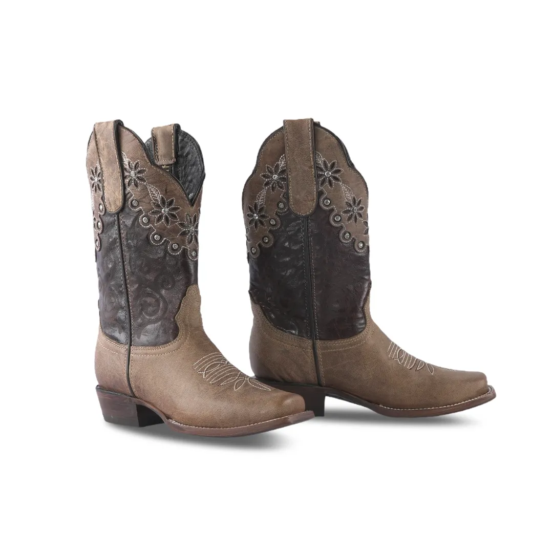 Texas Country Women's Western Boot Sierra Paja Frontier E387