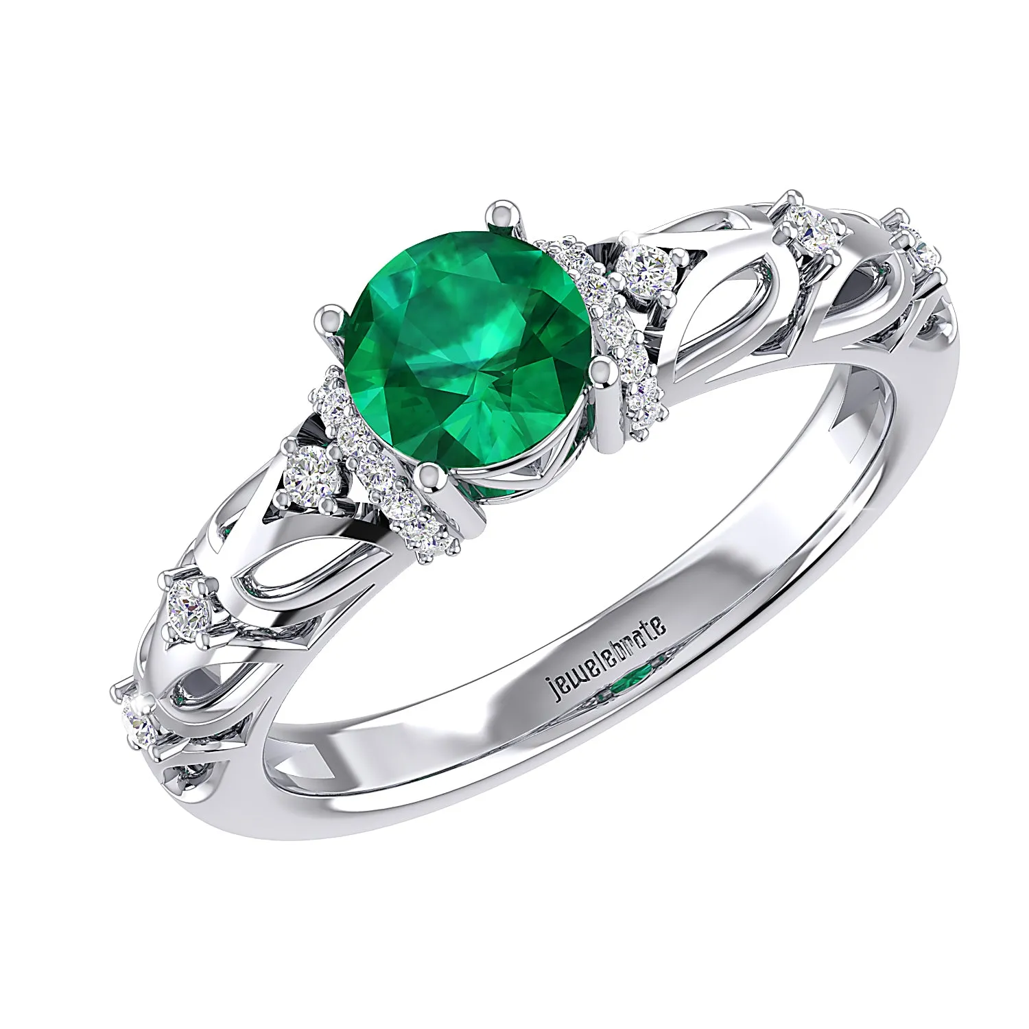 THE VIBRANT EMERALD RING