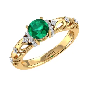 THE VIBRANT EMERALD RING