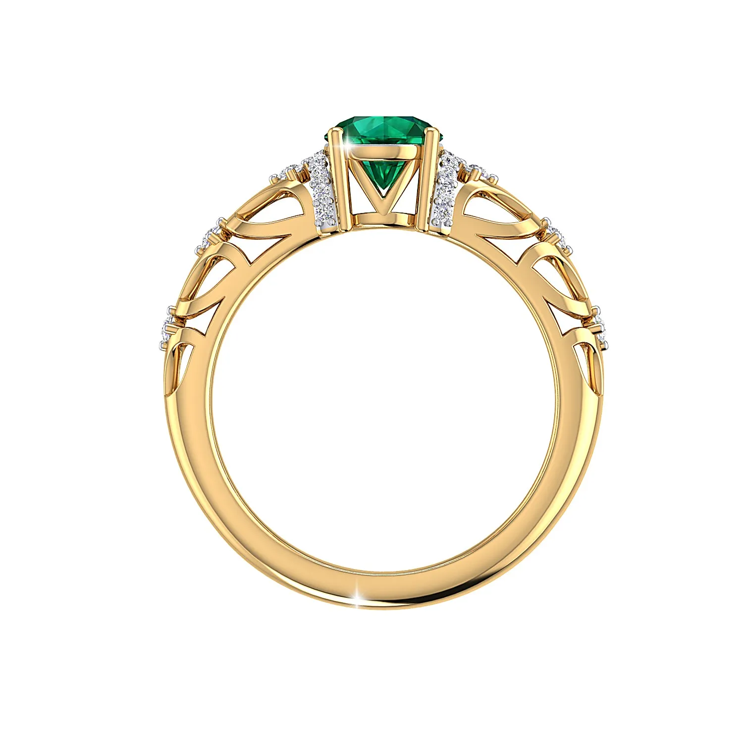 THE VIBRANT EMERALD RING