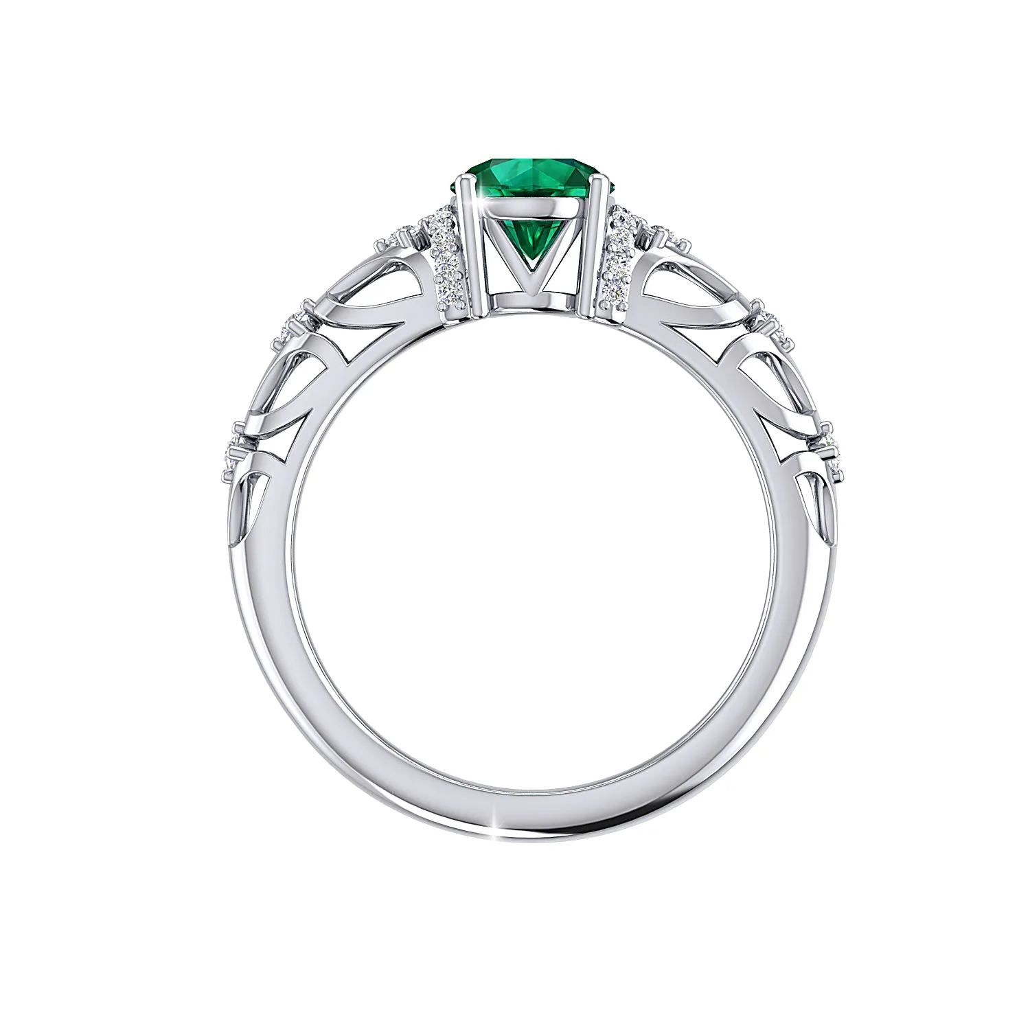 THE VIBRANT EMERALD RING