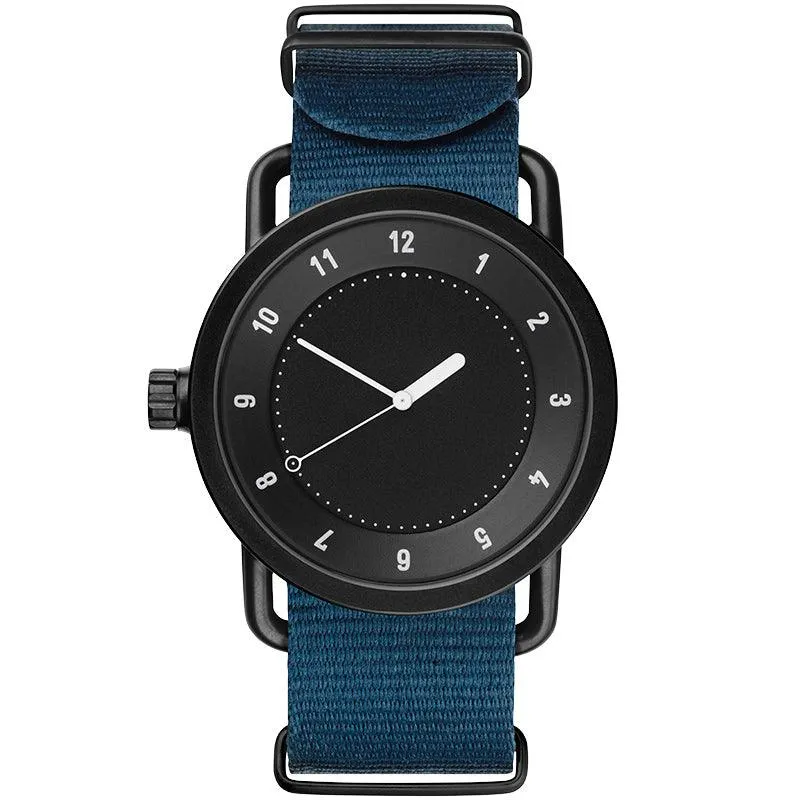 TID No.1 Black Dial / Natural Leather Strap / Black Buckle