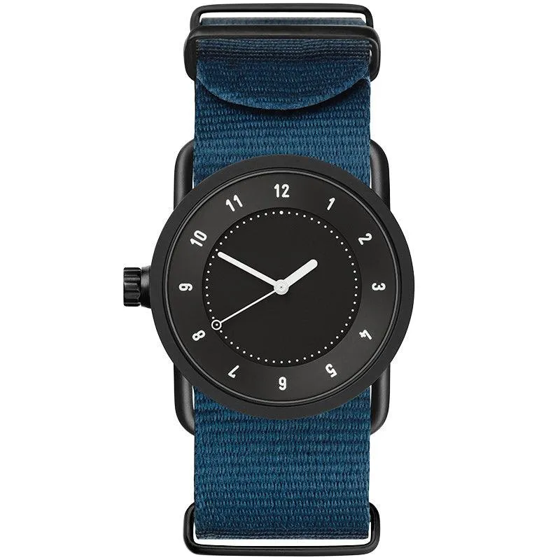 TID No.1 Black Dial / Natural Leather Strap / Black Buckle