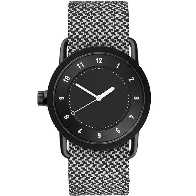 TID No.1 Black Dial / Natural Leather Strap / Black Buckle