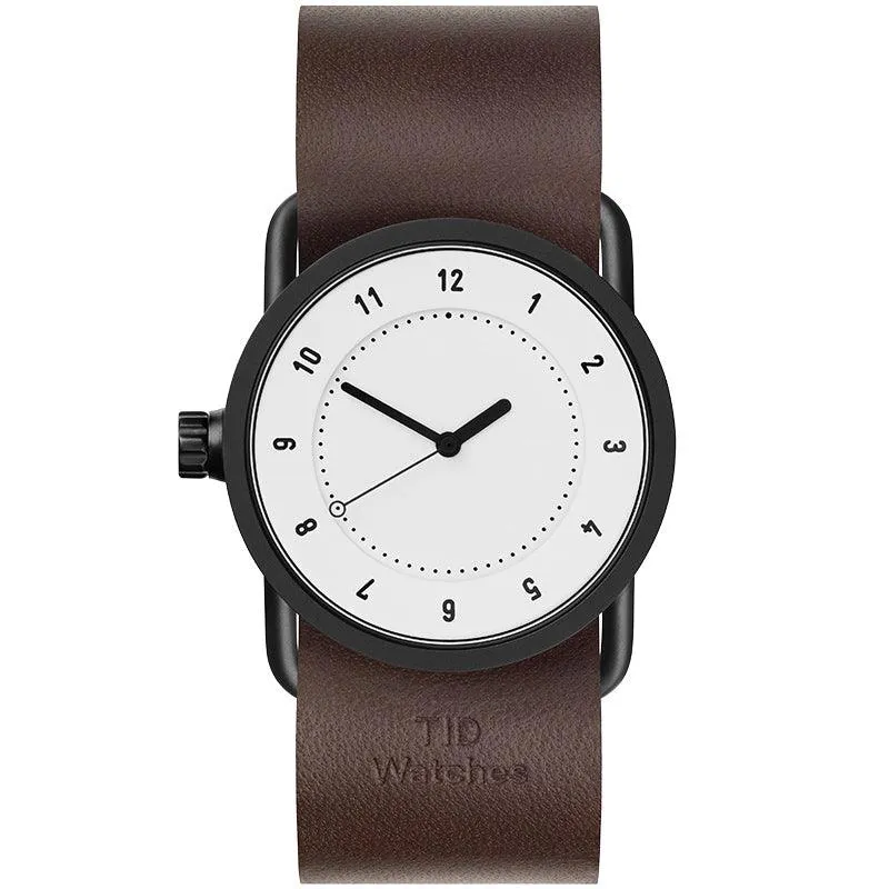 TID No.1 White Dial / Natural Leather Strap / Black Buckle