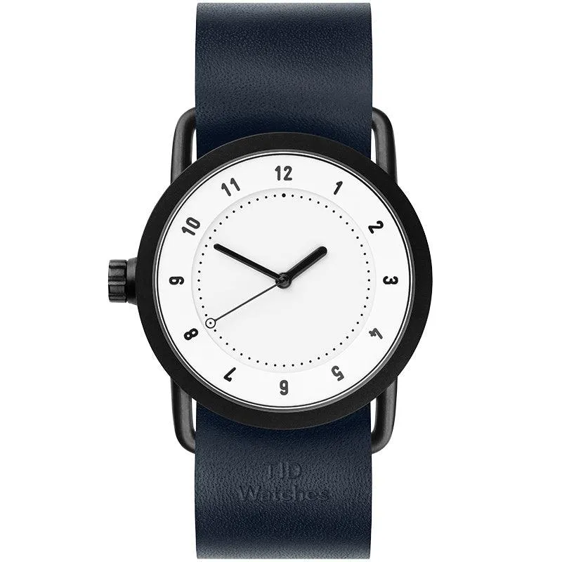 TID No.1 White Dial / Natural Leather Strap / Black Buckle