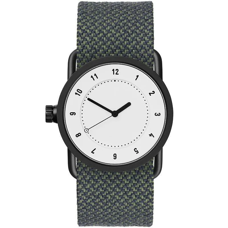 TID No.1 White Dial / Natural Leather Strap / Black Buckle