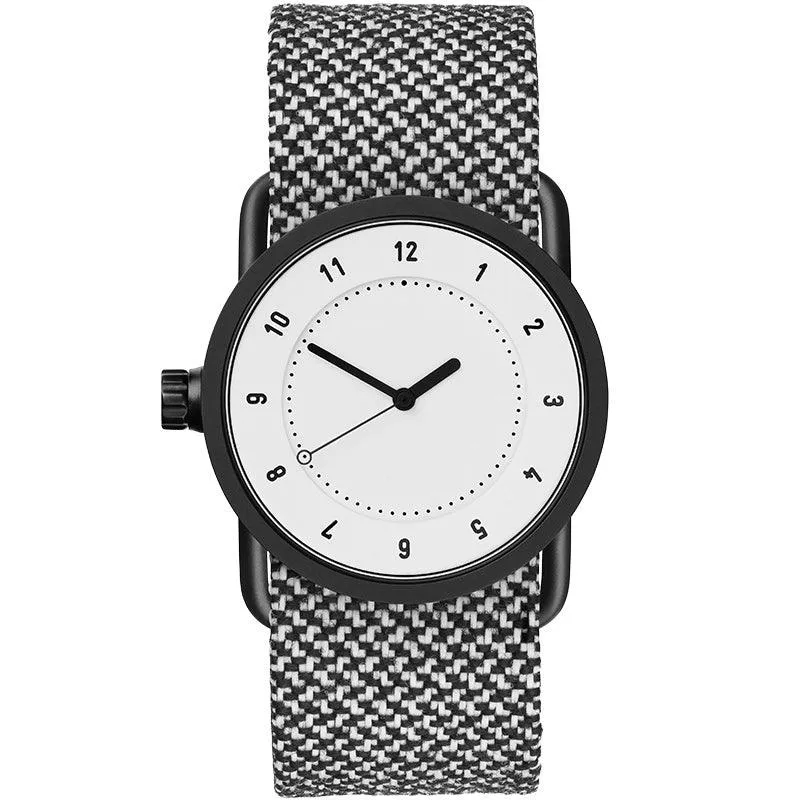 TID No.1 White Dial / Natural Leather Strap / Black Buckle