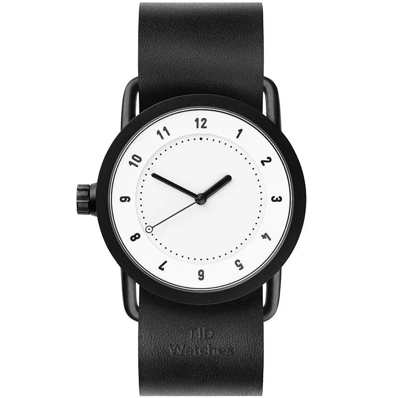 TID No.1 White Dial / Natural Leather Strap / Black Buckle