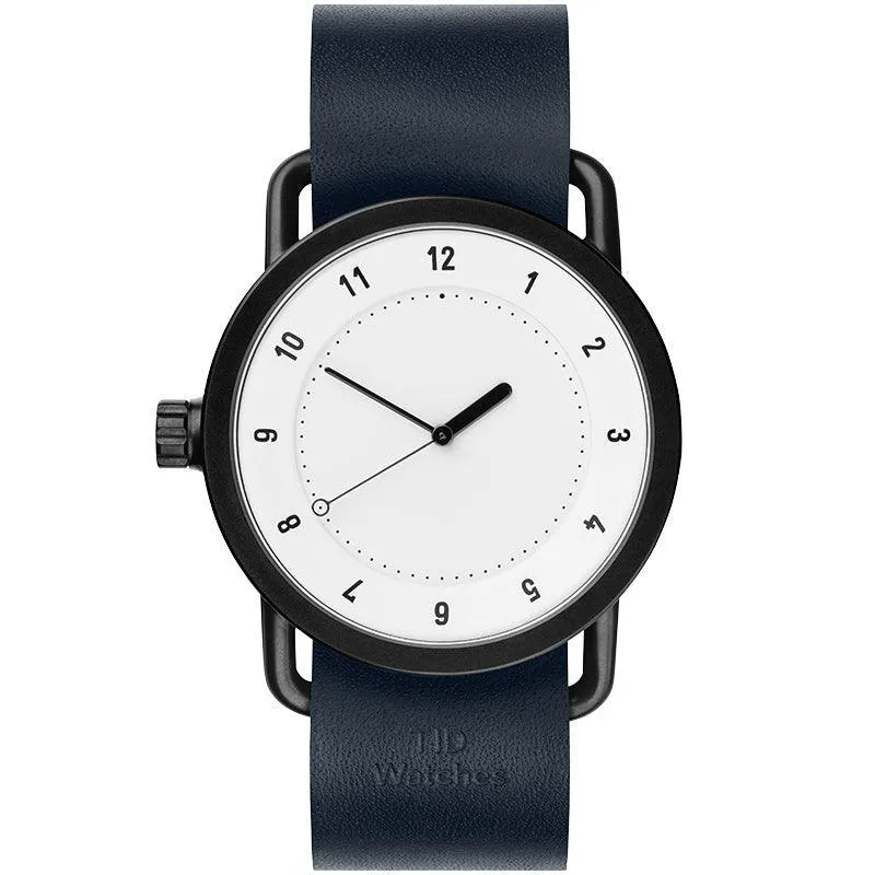 TID No.1 White Dial / Natural Leather Strap / Black Buckle