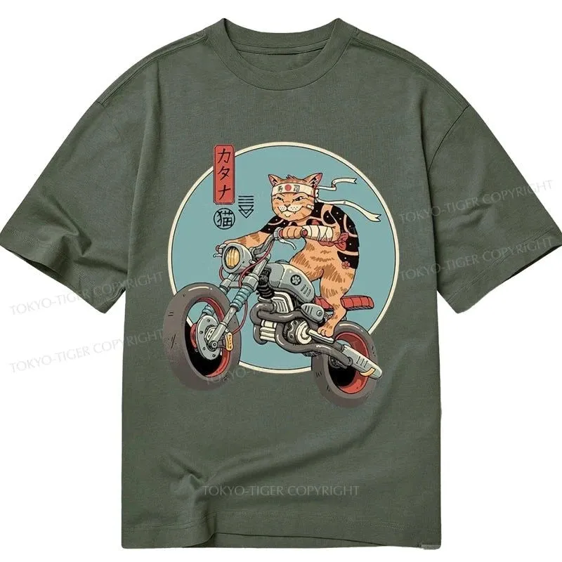 Tokyo-Tiger Catana Motorcycle Classic T-Shirt