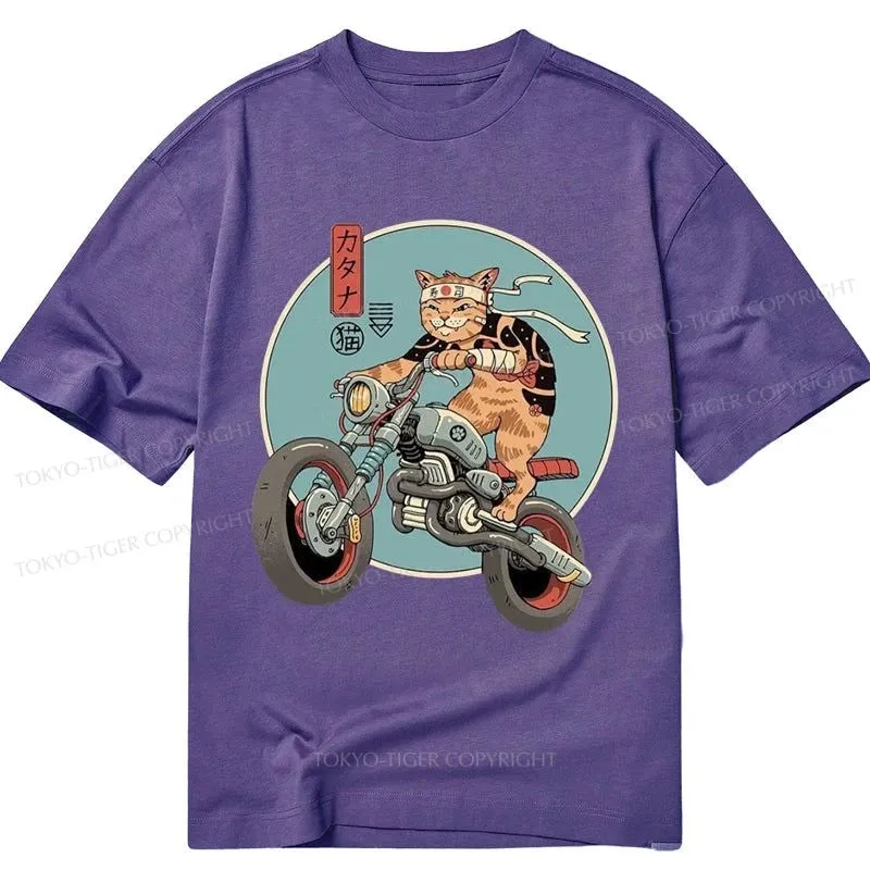 Tokyo-Tiger Catana Motorcycle Classic T-Shirt