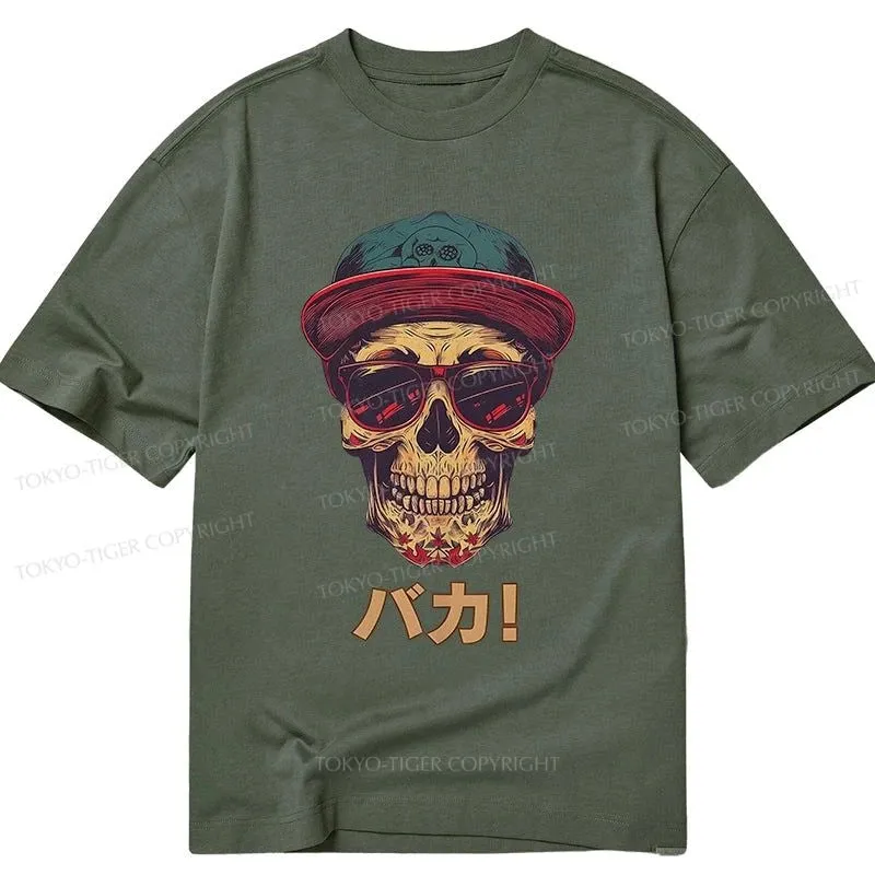 Tokyo-Tiger Fashion Skull Japanese Classic T-Shirt