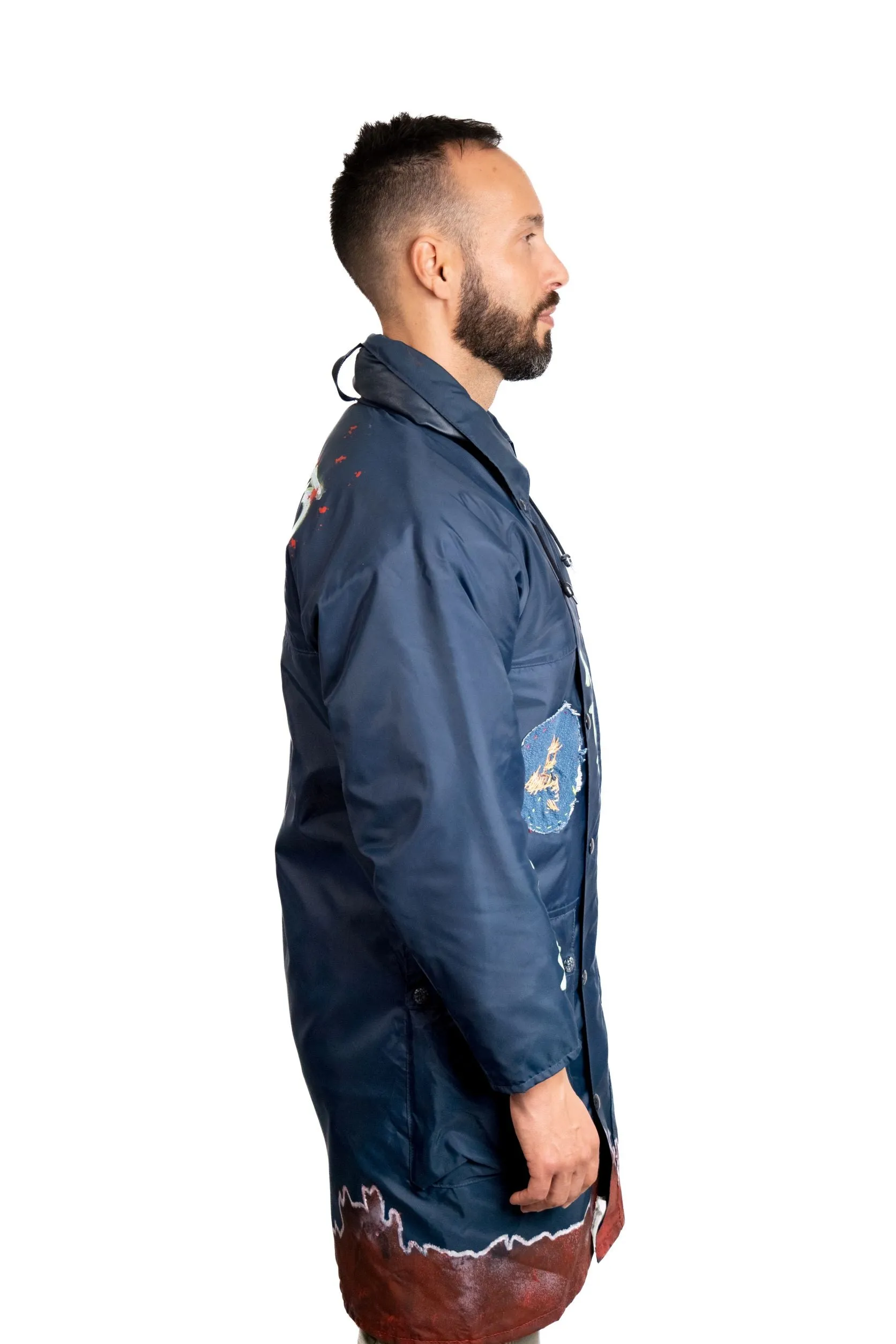 “Urban expression” blue jacket