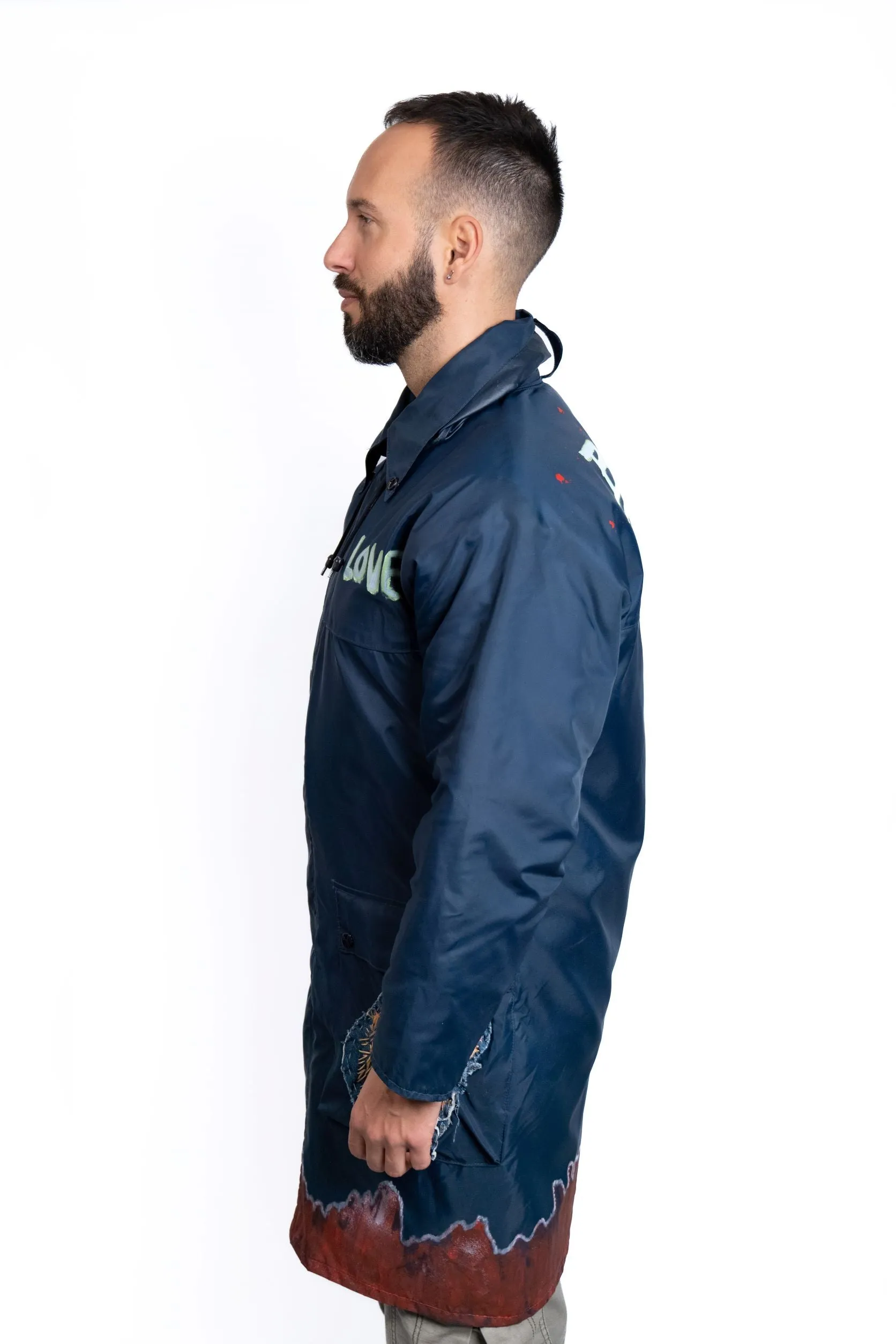 “Urban expression” blue jacket