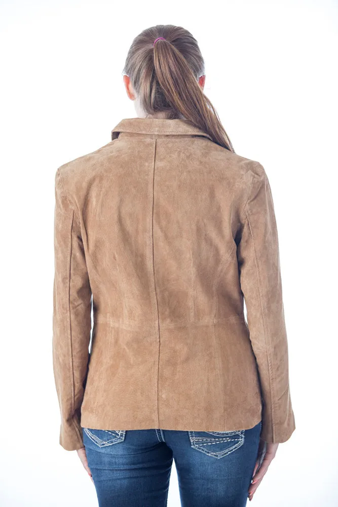 Women's Genuine Suede Leather Fashion Jacket - Imported