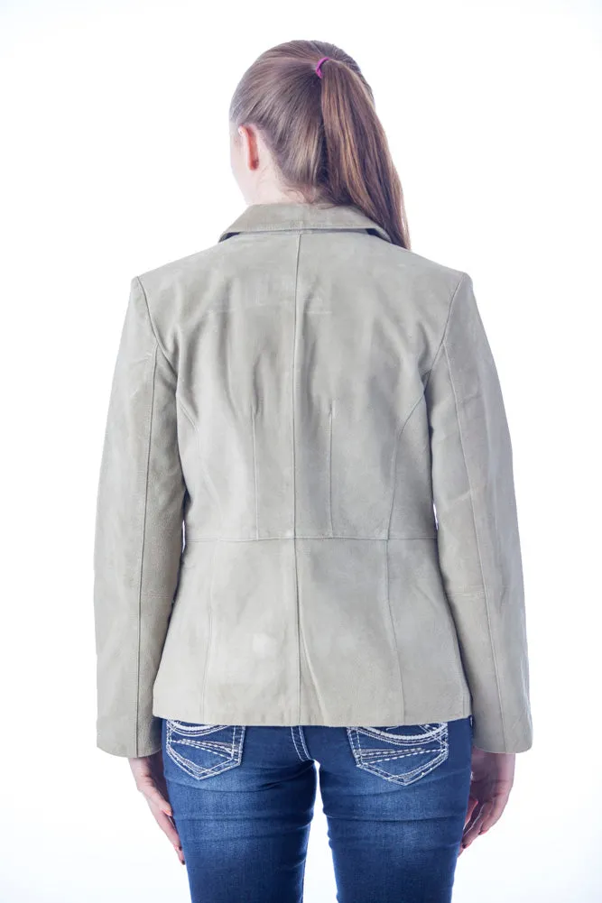 Women's Genuine Suede Leather Fashion Jacket - Imported